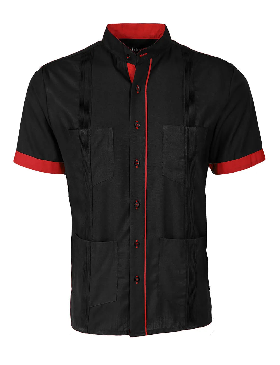 Couture Black Clásico Four Pocket Guayabera