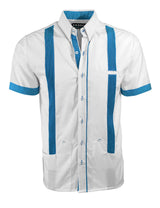 Couture Blanco Acentuado Norteña Guayabera