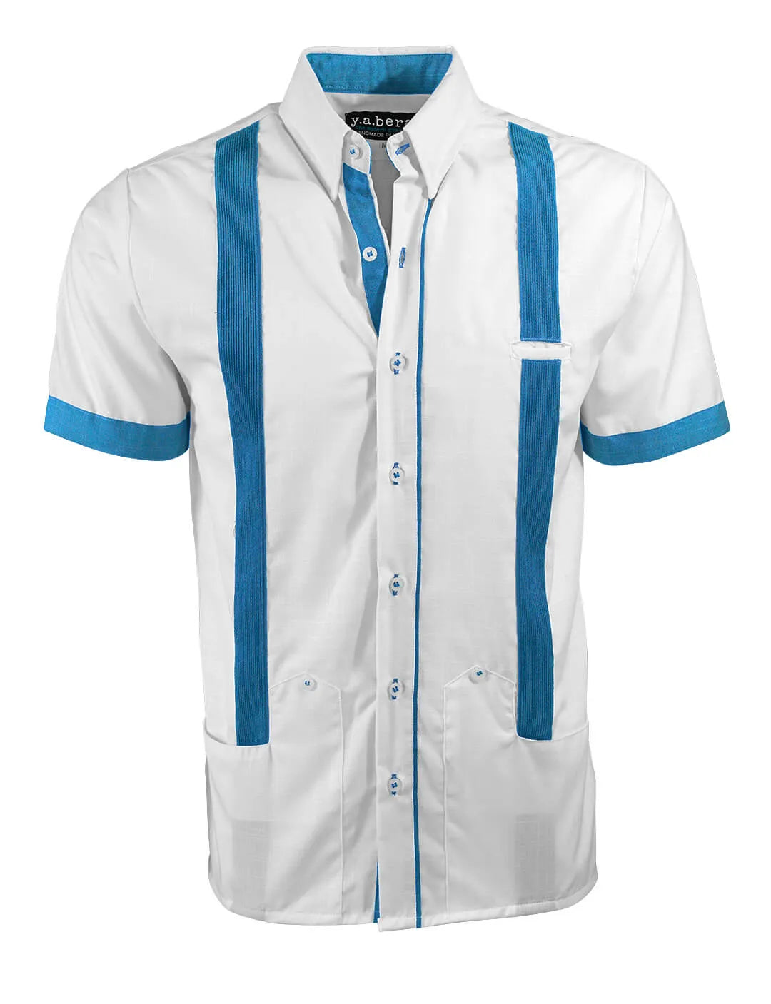 Couture Blanco Acentuado Norteña Guayabera