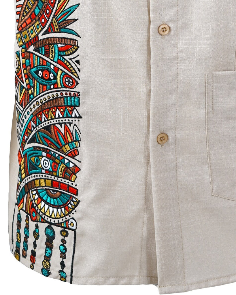 Dreamcatcher Mosaic Guayabera
