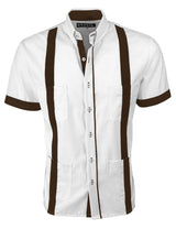 Couture Blanco Acentuada Four Pocket Guayabera