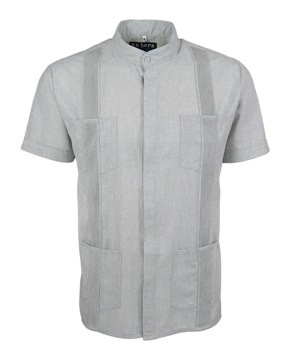 Ash Grey Terra Guayabera
