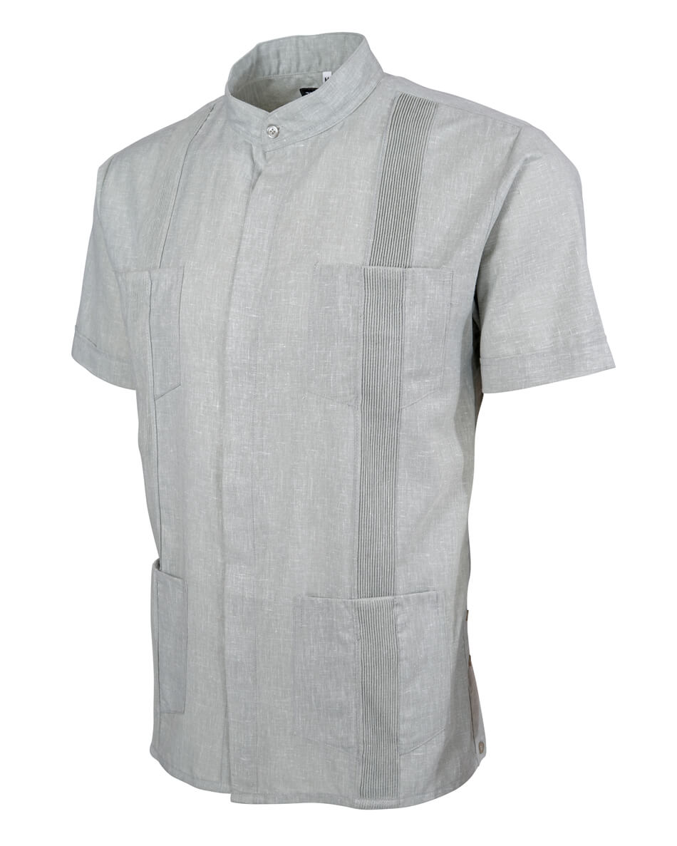 Ash Grey Terra Guayabera