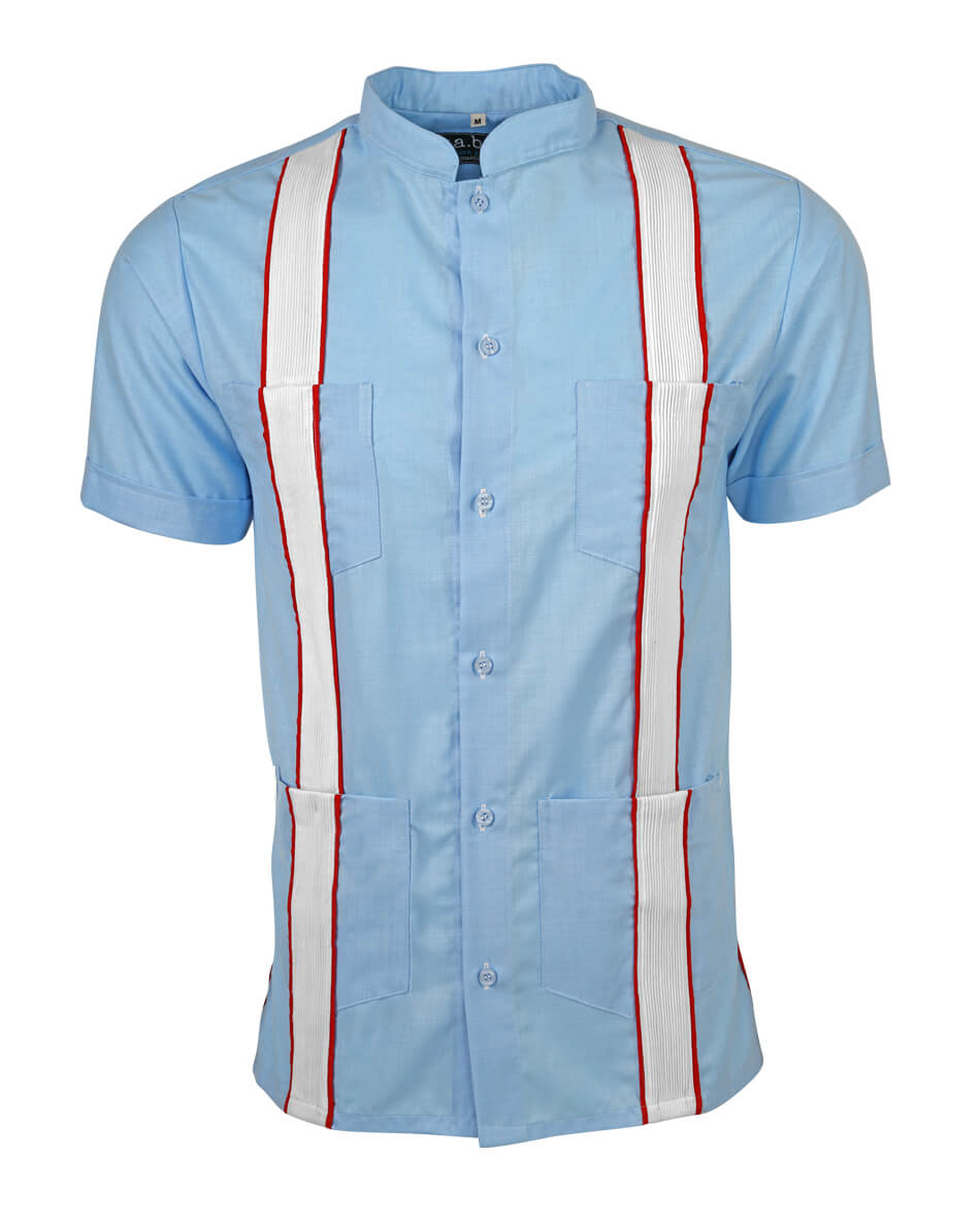 La Colegial Sky Blue Guayabera