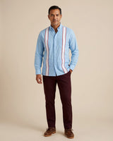 La Colegial Sky Blue Guayabera
