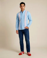 La Colegial Sky Blue Guayabera