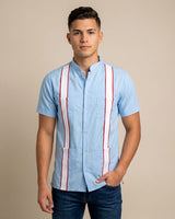 La Colegial Sky Blue Guayabera
