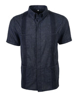 Deep Harbor Blue Terra Guayabera