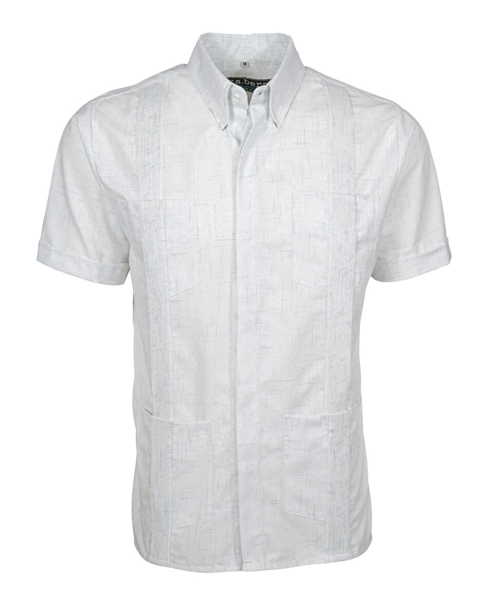 Glacier Point White Terra Guayabera
