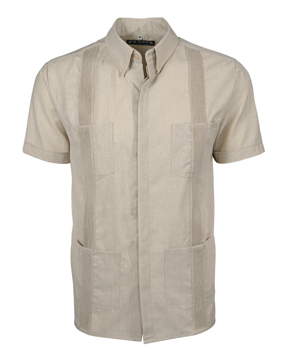 Sandstone Beige Terra Guayabera