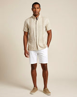 Sandstone Beige Terra Guayabera