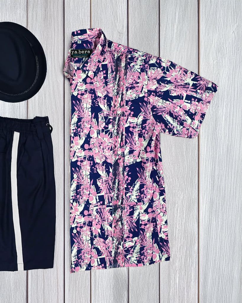 Azure Cabana Oasis Guayabera