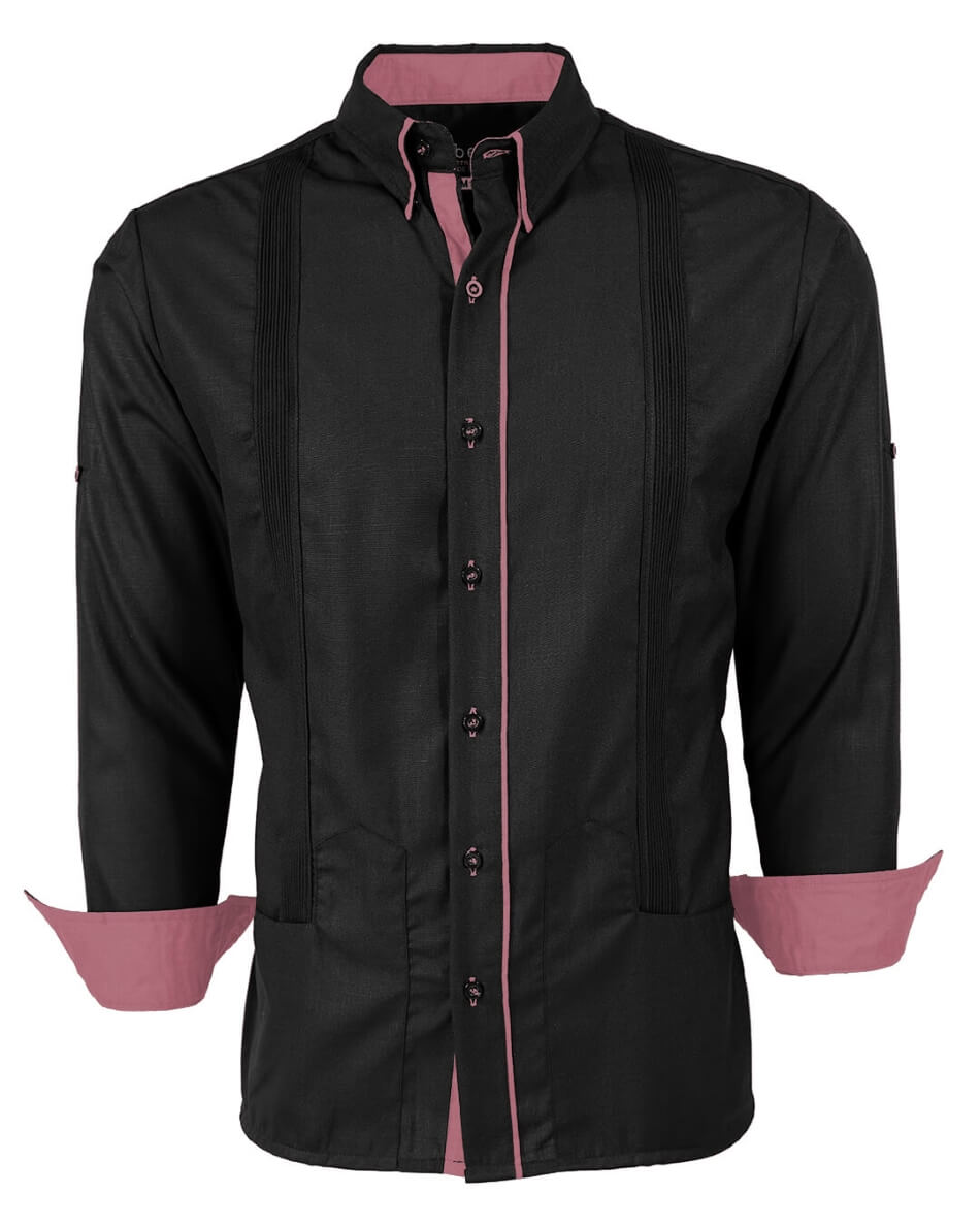 Couture Black Clásico Norteña Guayabera