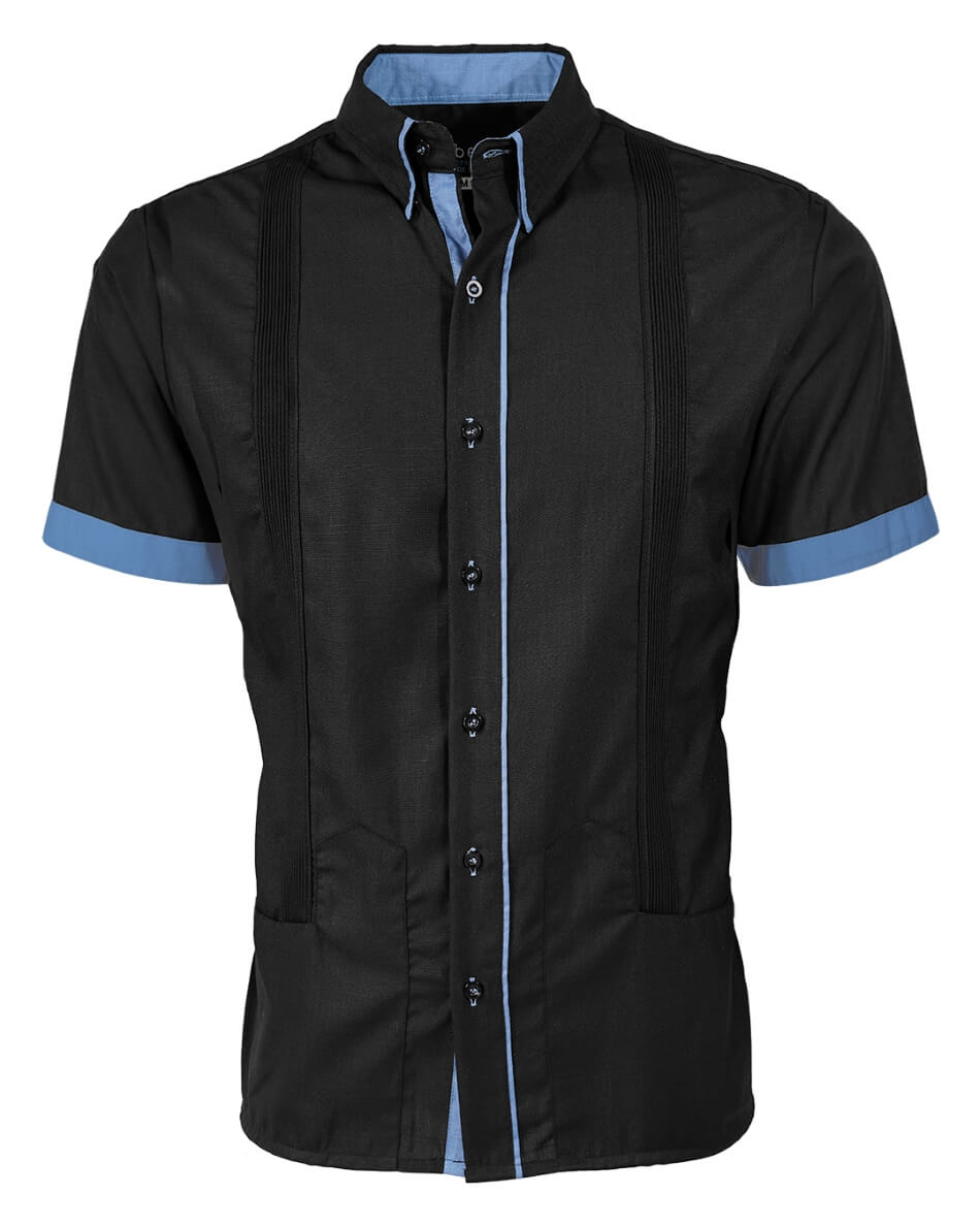 Couture Black Clásico Norteña Guayabera