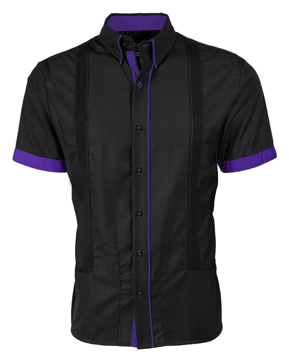 Couture Black Clásico Norteña Guayabera