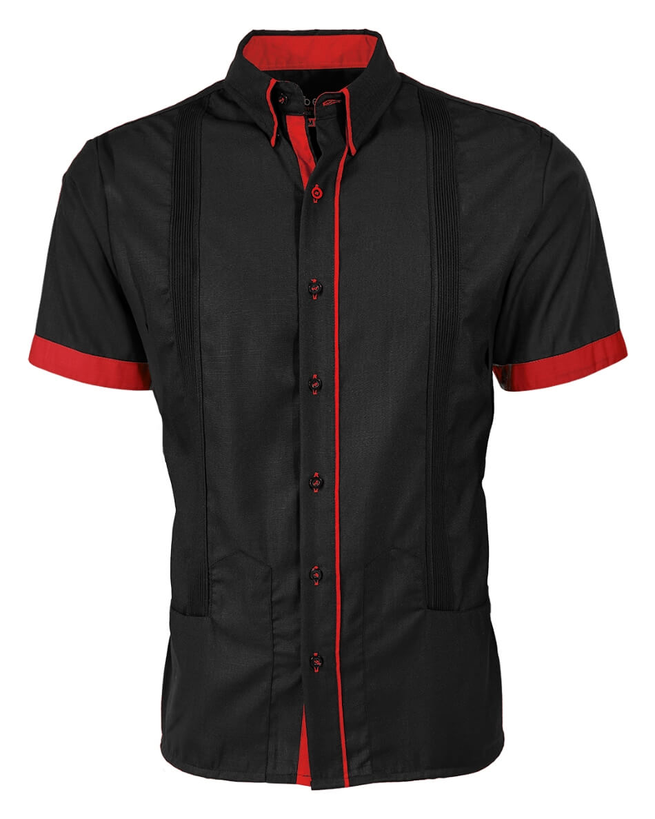 Couture Black Clásico Norteña Guayabera