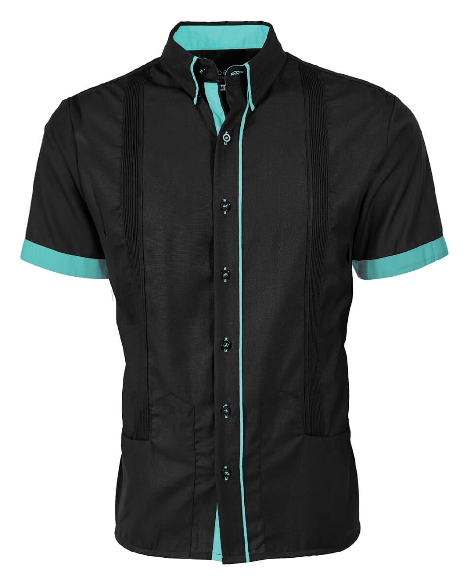 Couture Black Clásico Norteña Guayabera