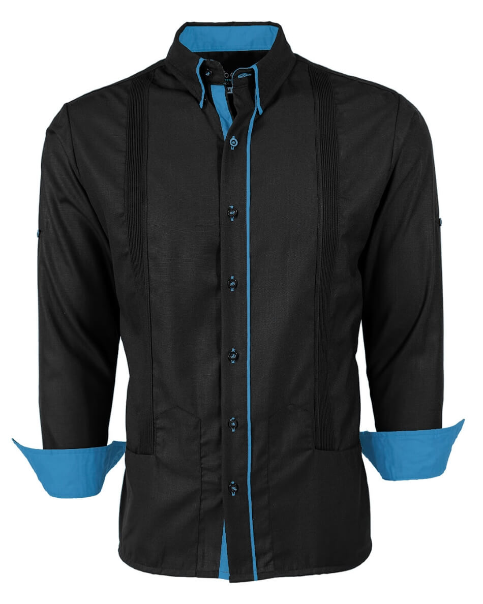 Couture Black Clásico Norteña Guayabera