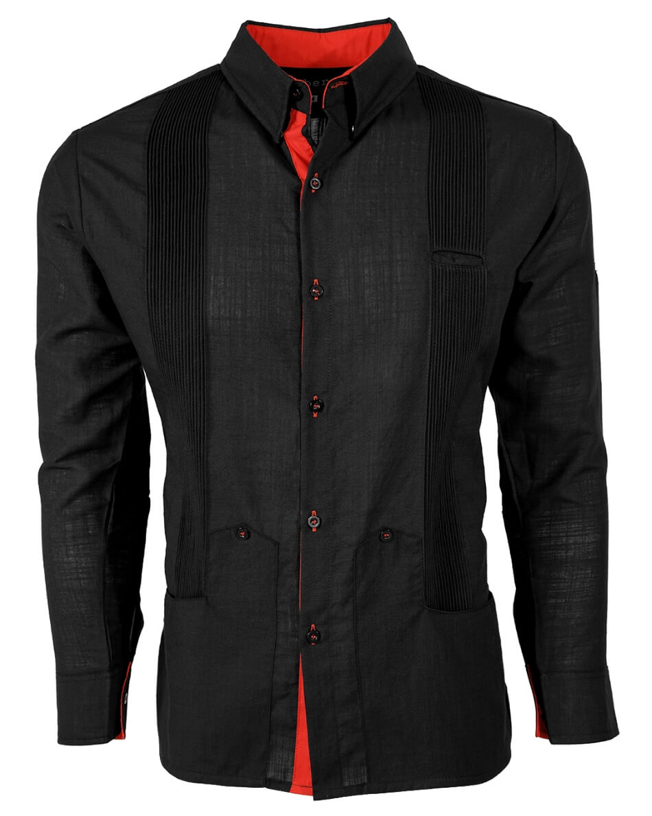 Couture Black Clásico Norteña Guayabera