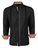 Couture Black Clásico Norteña Guayabera