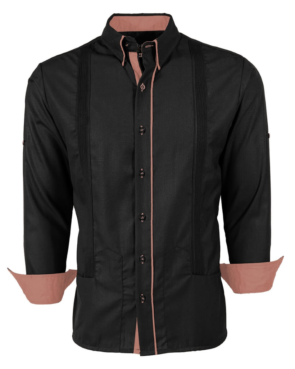 Couture Black Clásico Norteña Guayabera