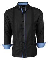 Couture Black Clásico Norteña Guayabera