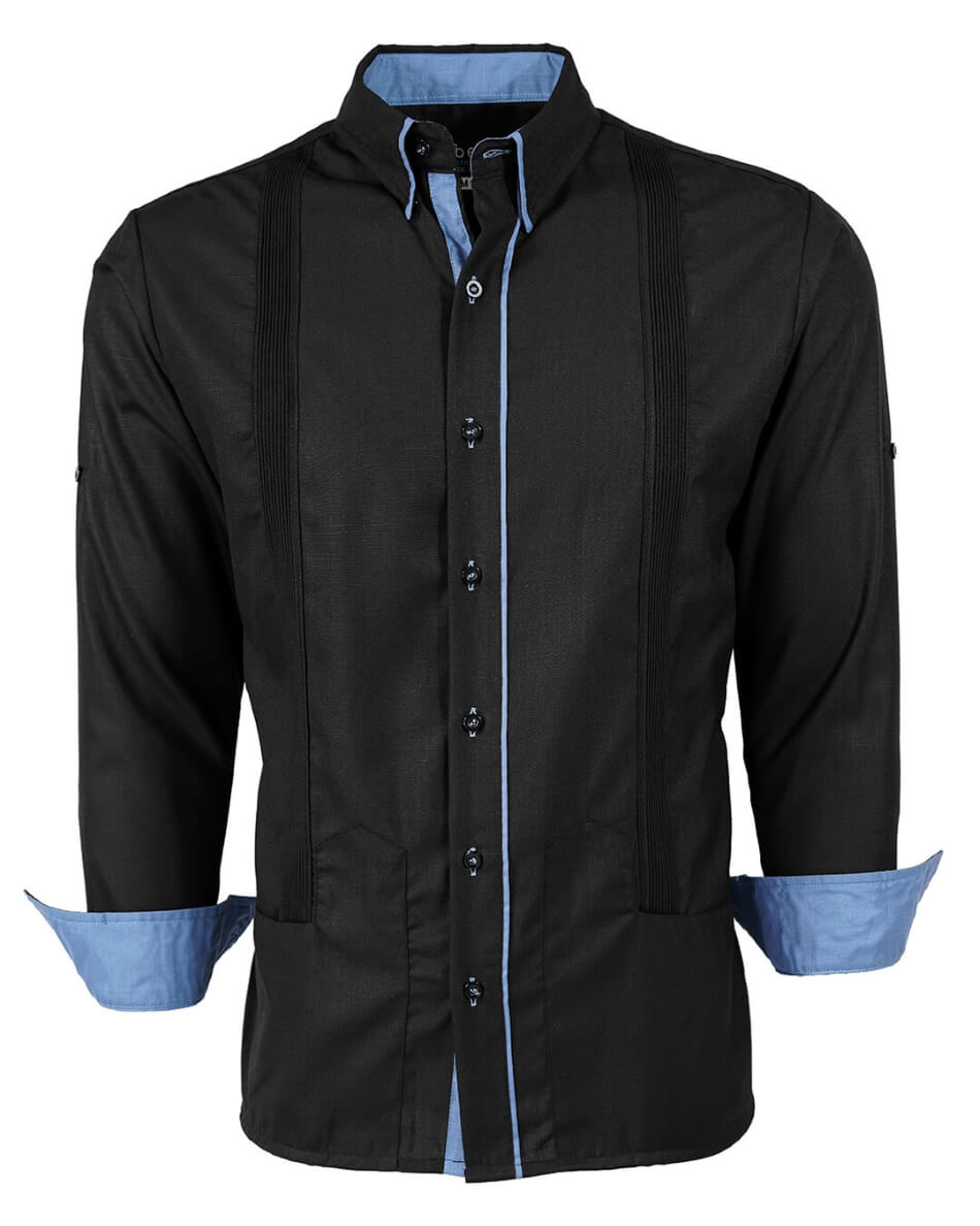 Couture Black Clásico Norteña Guayabera