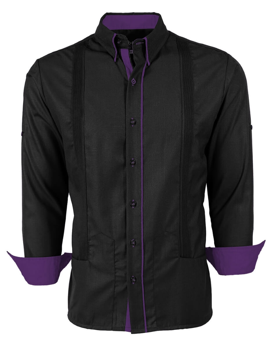 Couture Black Clásico Norteña Guayabera