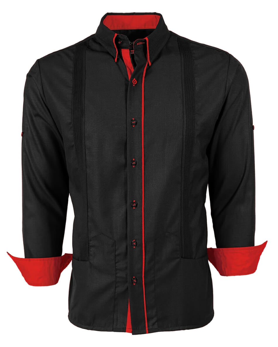 Couture Black Clásico Norteña Guayabera