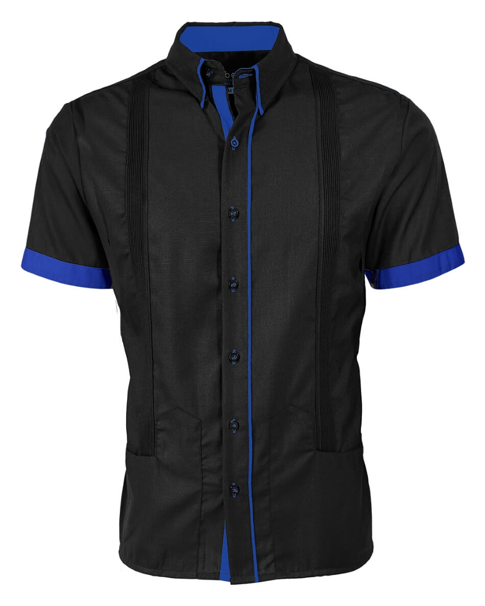 Couture Black Clásico Norteña Guayabera