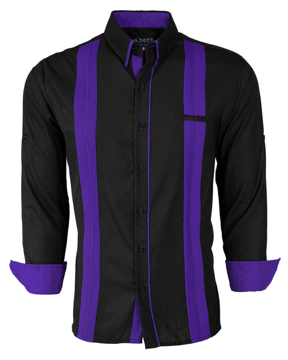 Couture Black Acentuada Presidencial Guayabera