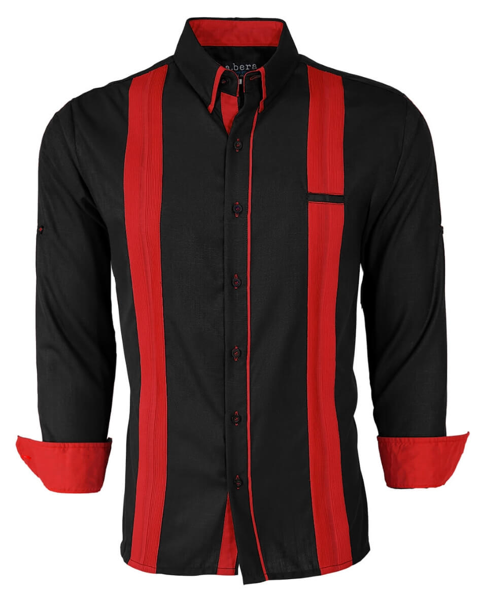 Couture Black Acentuada Presidencial Guayabera