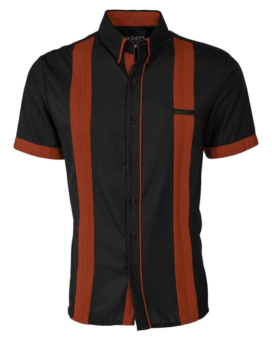 Couture Black Acentuada Presidencial Guayabera