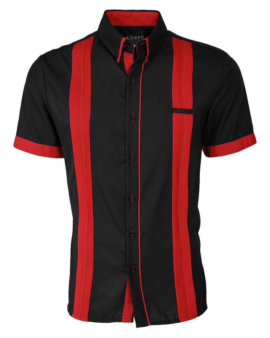 Couture Black Acentuada Presidencial Guayabera