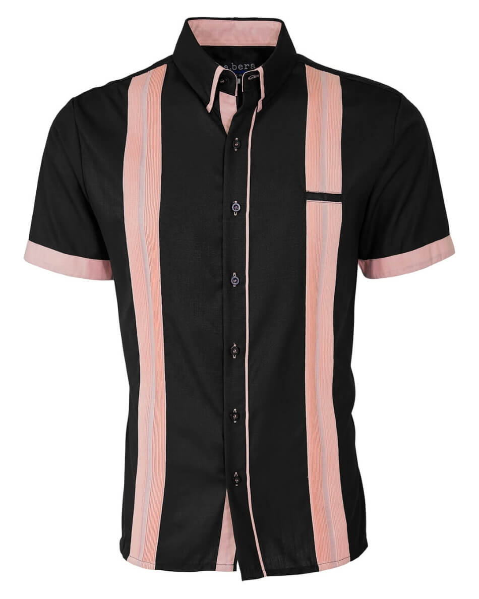 Couture Black Acentuada Presidencial Guayabera