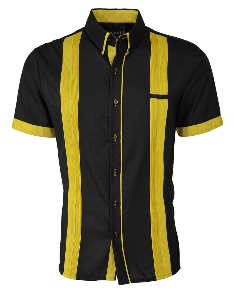 Couture Black Acentuada Presidencial Guayabera