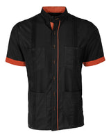 Couture Black Clásico Four Pocket Guayabera