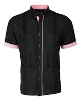 Couture Black Clásico Four Pocket Guayabera