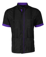 Couture Black Clásico Four Pocket Guayabera