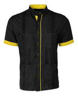 Couture Black Clásico Four Pocket Guayabera