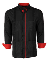 Couture Black Clásico Four Pocket Guayabera