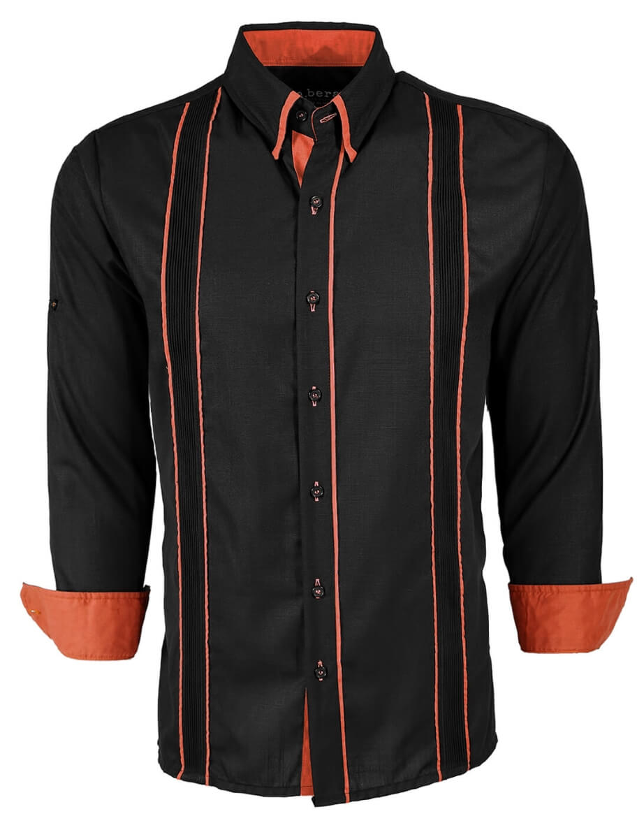 Couture Black Delicado Presidencial Guayabera