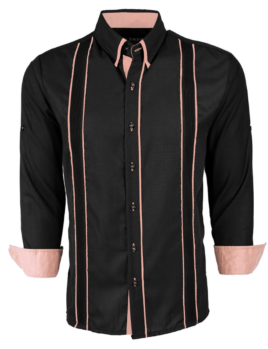 Couture Black Delicado Presidencial Guayabera