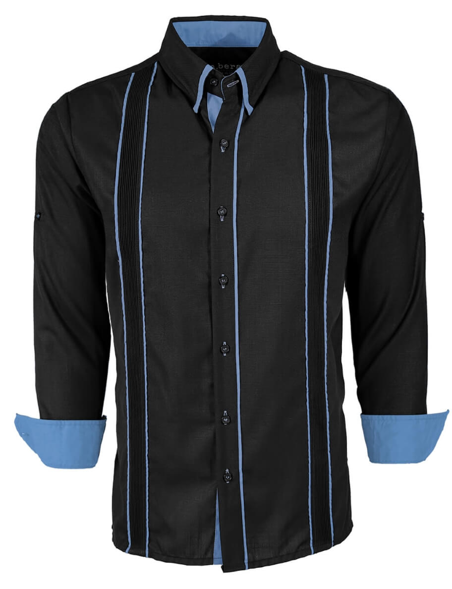 Couture Black Delicado Presidencial Guayabera