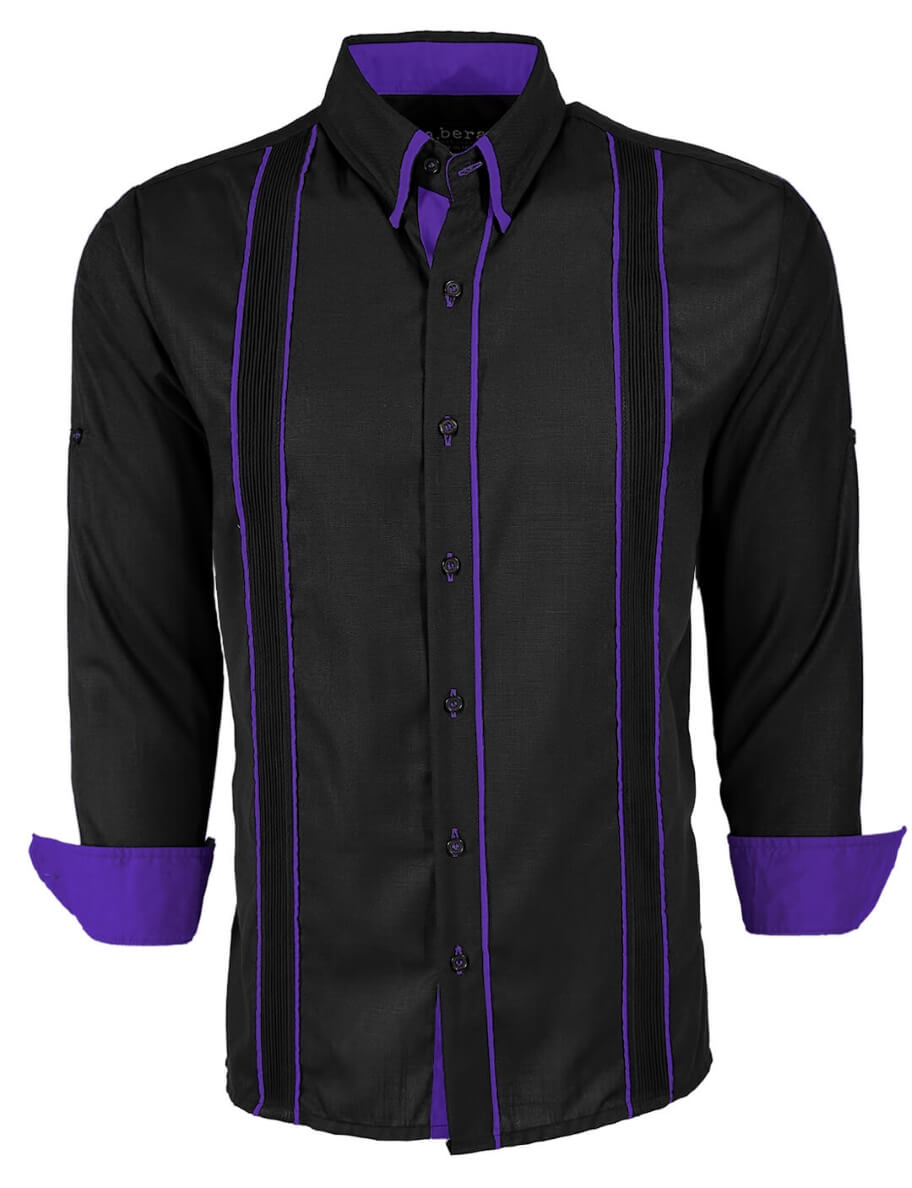 Couture Black Delicado Presidencial Guayabera