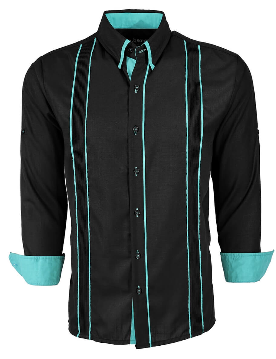 Couture Black Delicado Presidencial Guayabera