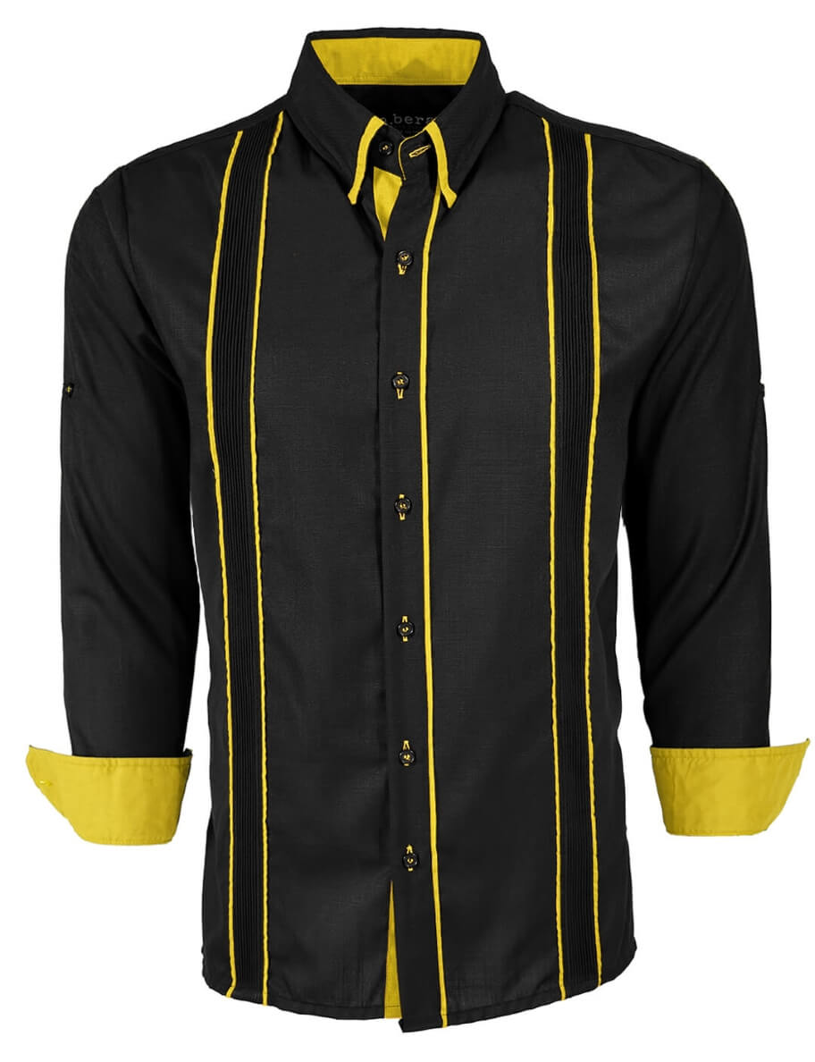 Couture Black Delicado Presidencial Guayabera