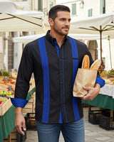 Couture Black Acentuada Presidencial Guayabera