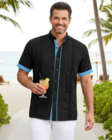 Couture Black Clásico Four Pocket Guayabera
