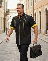 Couture Black Delicado Norteña Guayabera